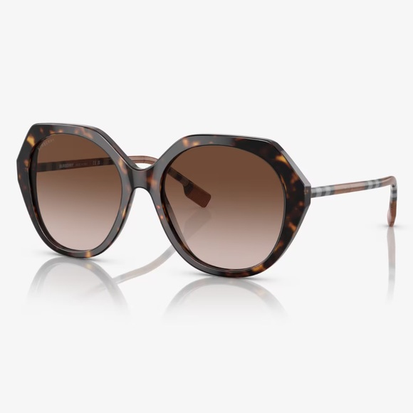 New Burberry Tortoise Sunglasses - Picture 1 of 12